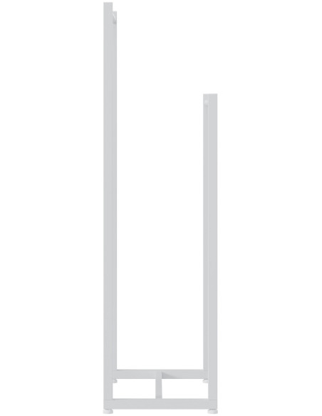 Porte-serviettes sur pied blanc 2 barres Ebeltoft