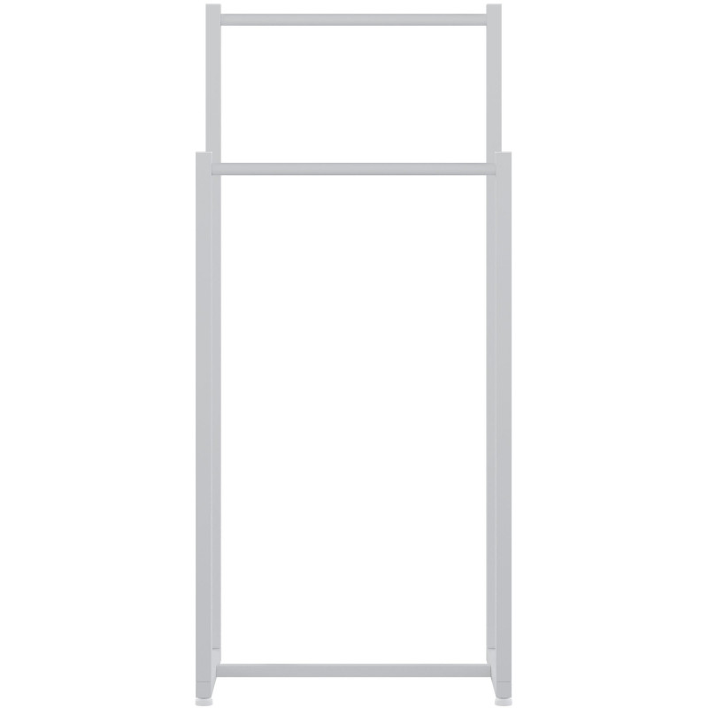 Porte-serviettes sur pied blanc 2...