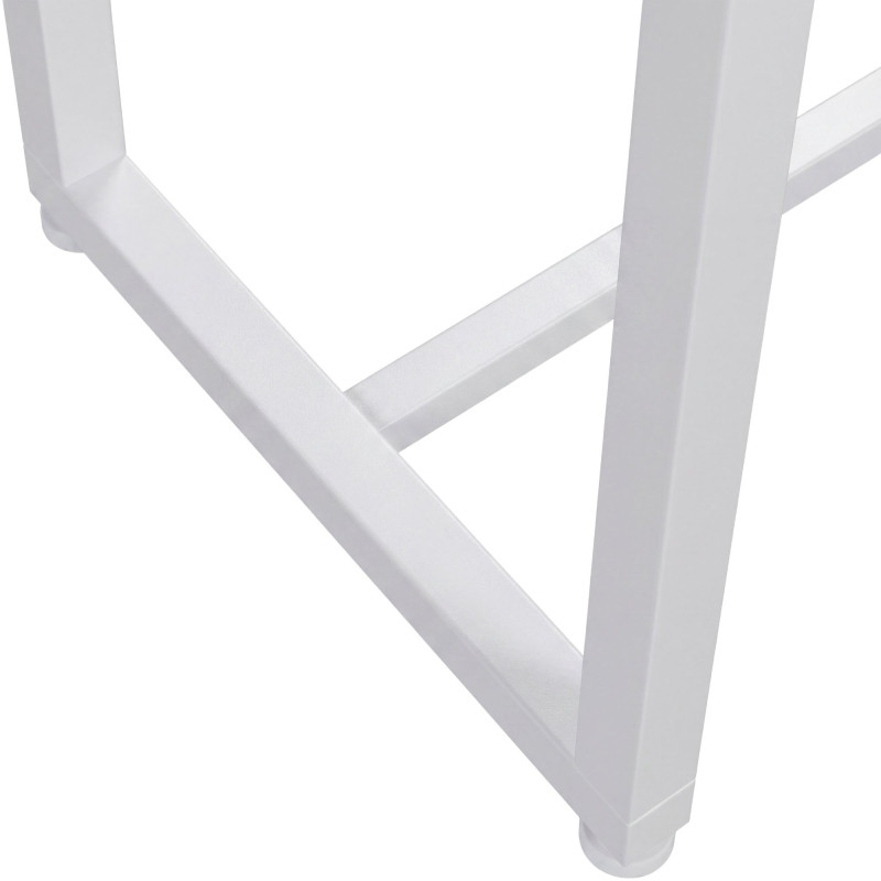 Porte-serviettes sur pied blanc 2...