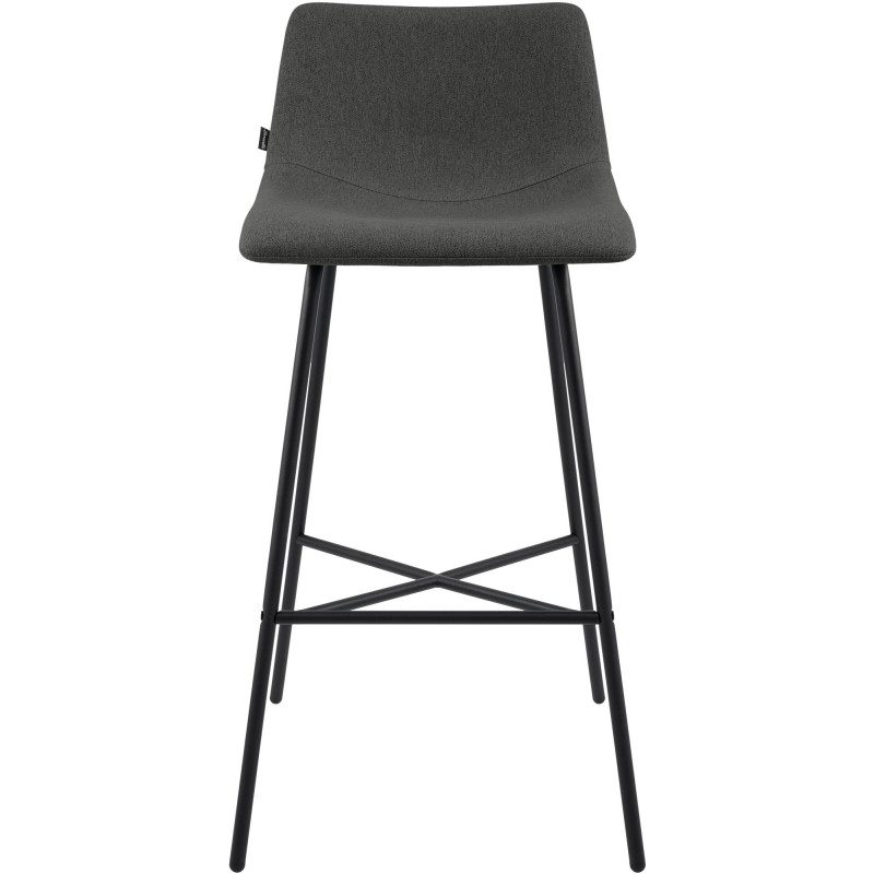 Tabouret de bar tissu gris foncé...