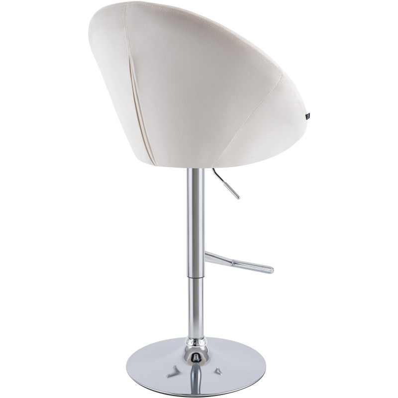 Tabouret de bar velours crème...