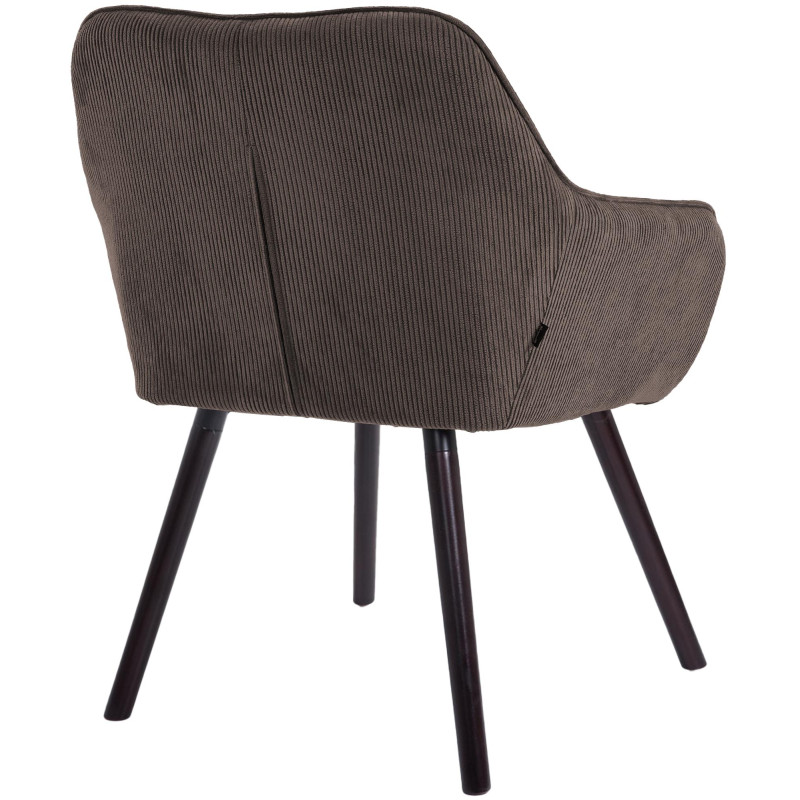 Chaise de salle à manger velours...