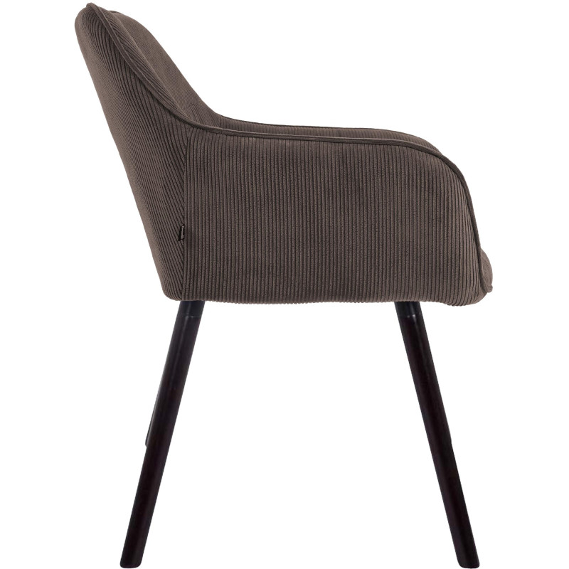 Chaise de salle à manger velours...