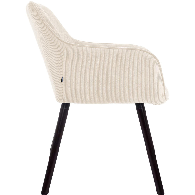 Chaise de salle à manger velours...