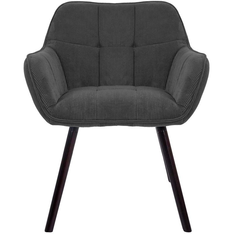 Chaise de salle à manger velours...