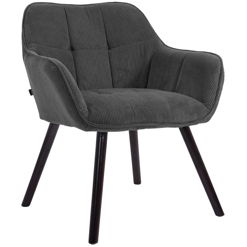 Chaise de salle à manger velours...