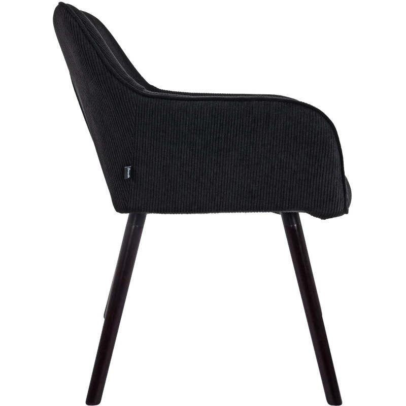 Chaise de salle à manger velours...