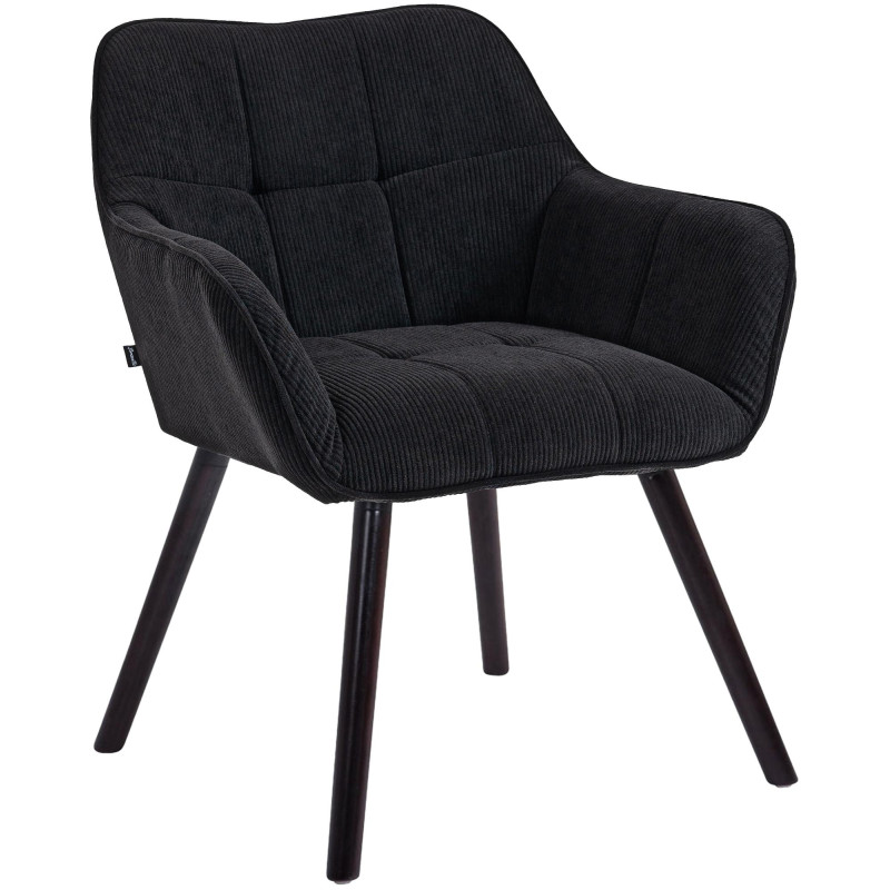 Chaise de salle à manger velours...
