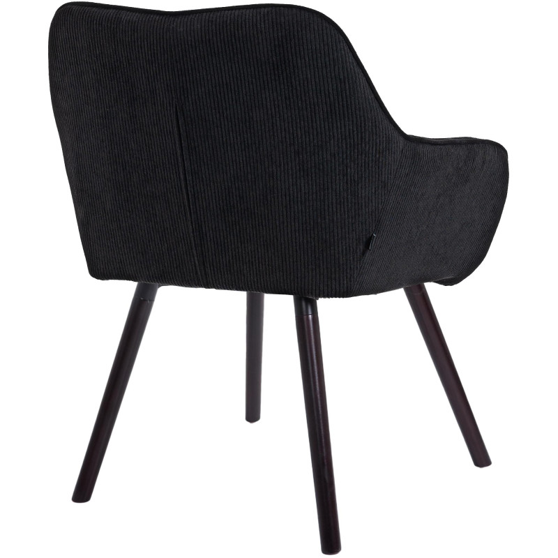 Chaise de salle à manger velours...