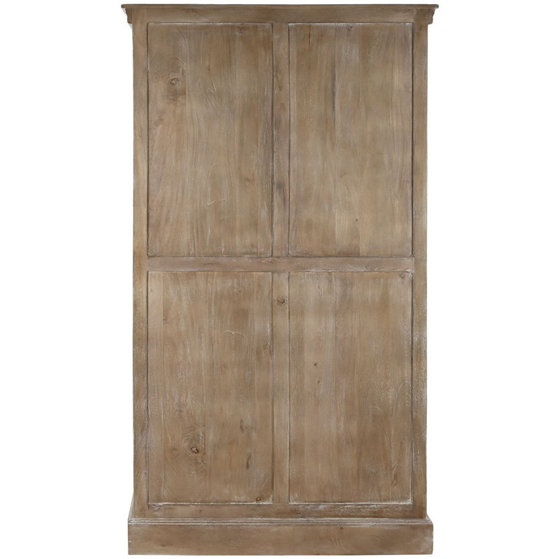 Vitrine 2 portes manguier blanc...