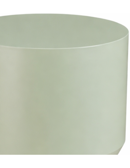 Table d’appoint ronde en fer vert 46 cm Muiden