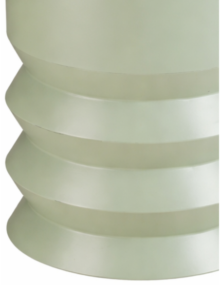 Table d’appoint ronde en fer vert 46 cm Muiden