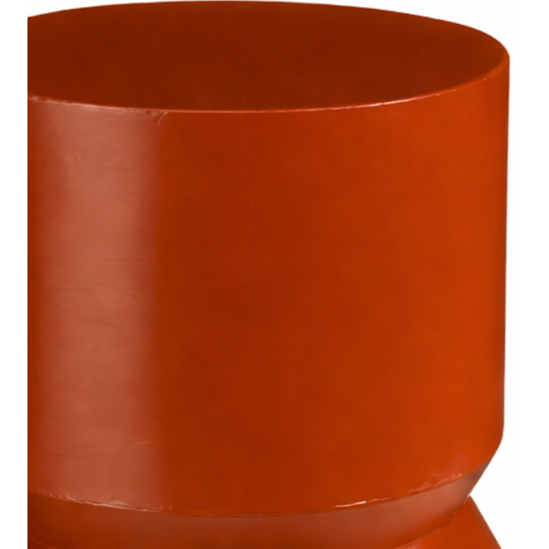 Table d’appoint ronde en fer rouge 46...