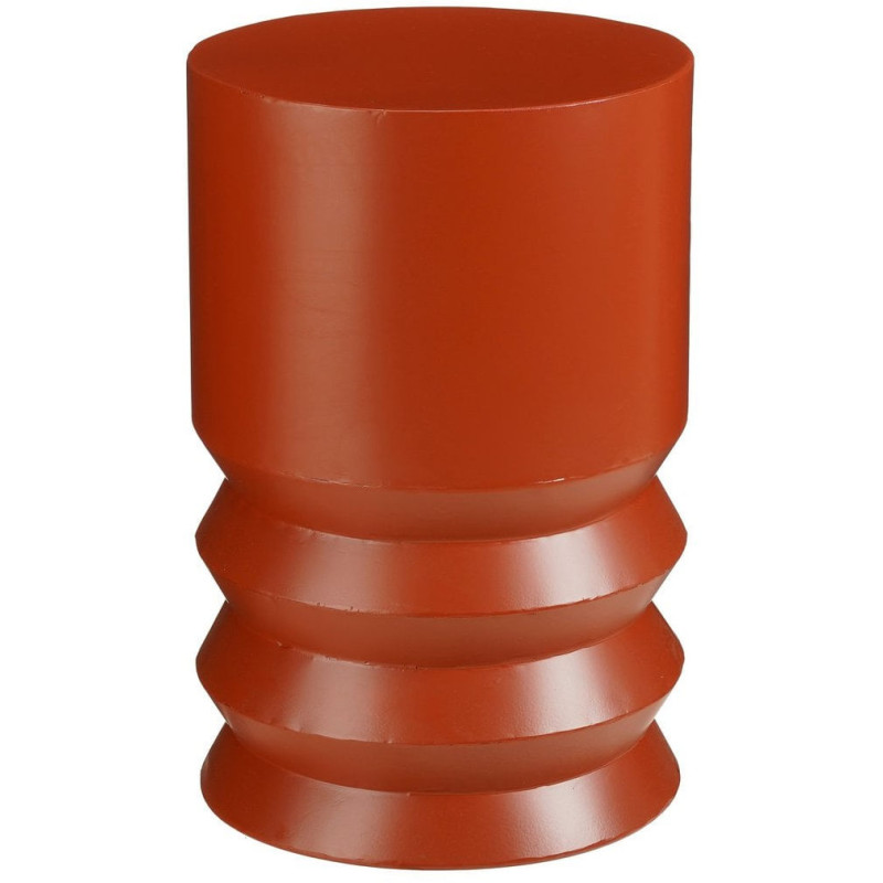 Table d’appoint ronde en fer rouge 46...