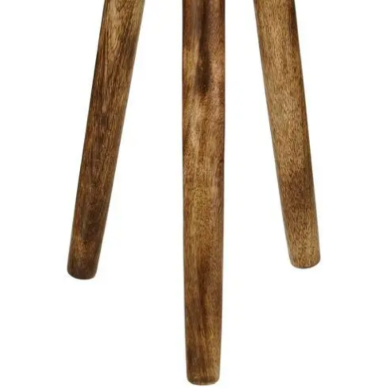 Table d’appoint ronde manguier marron...
