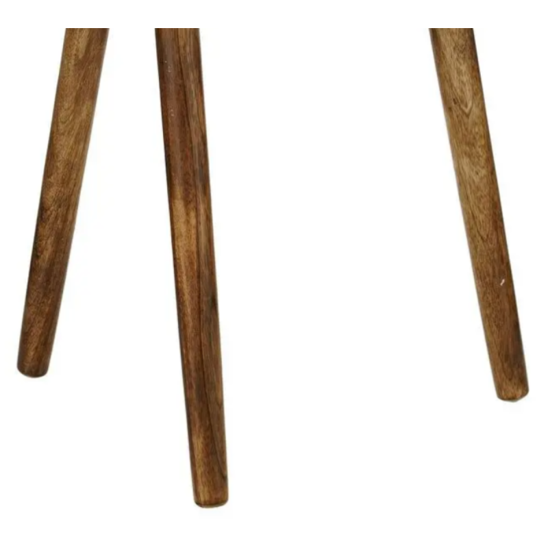 Table d’appoint ovale manguier marron...