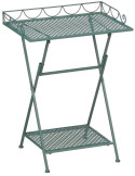 Table d’appoint extérieure en fer vert Séguret
