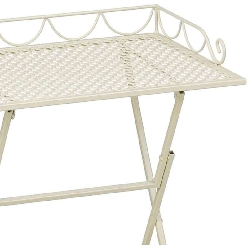 Table d’appoint extérieure en fer...