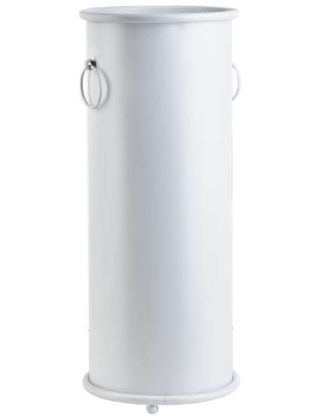 Porte-parapluies blanc en métal 49 cm Visby