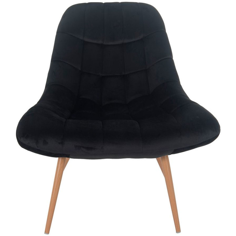 Fauteuil relax noir tissu effet...