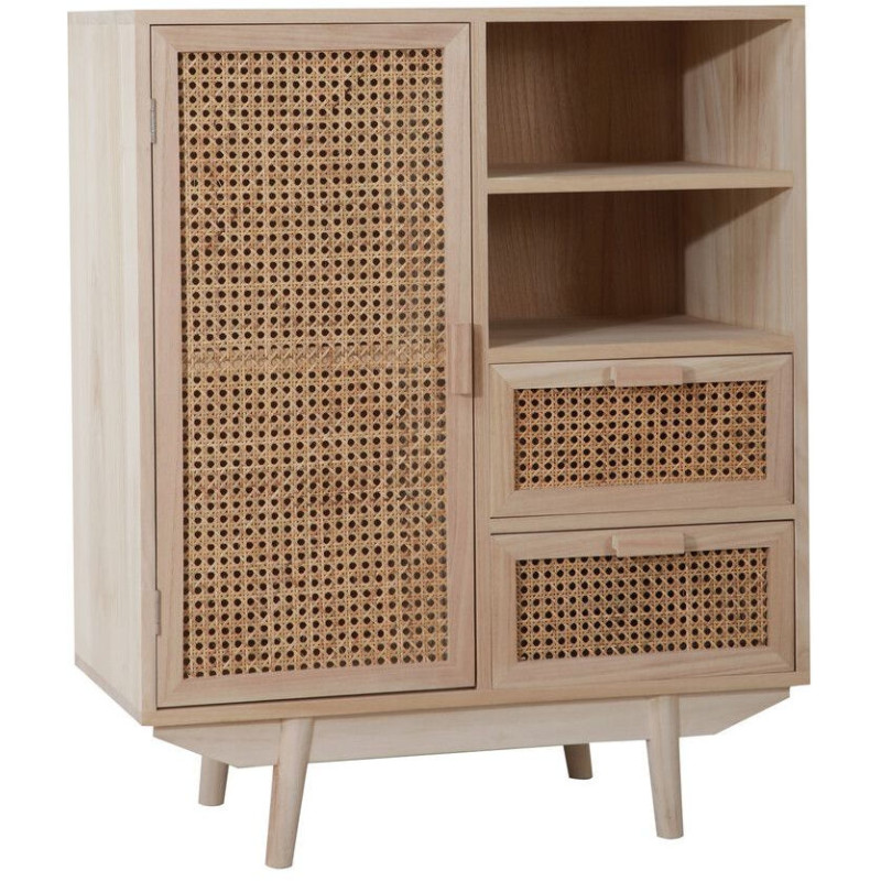 Buffet haut cannage bois naturel 1...