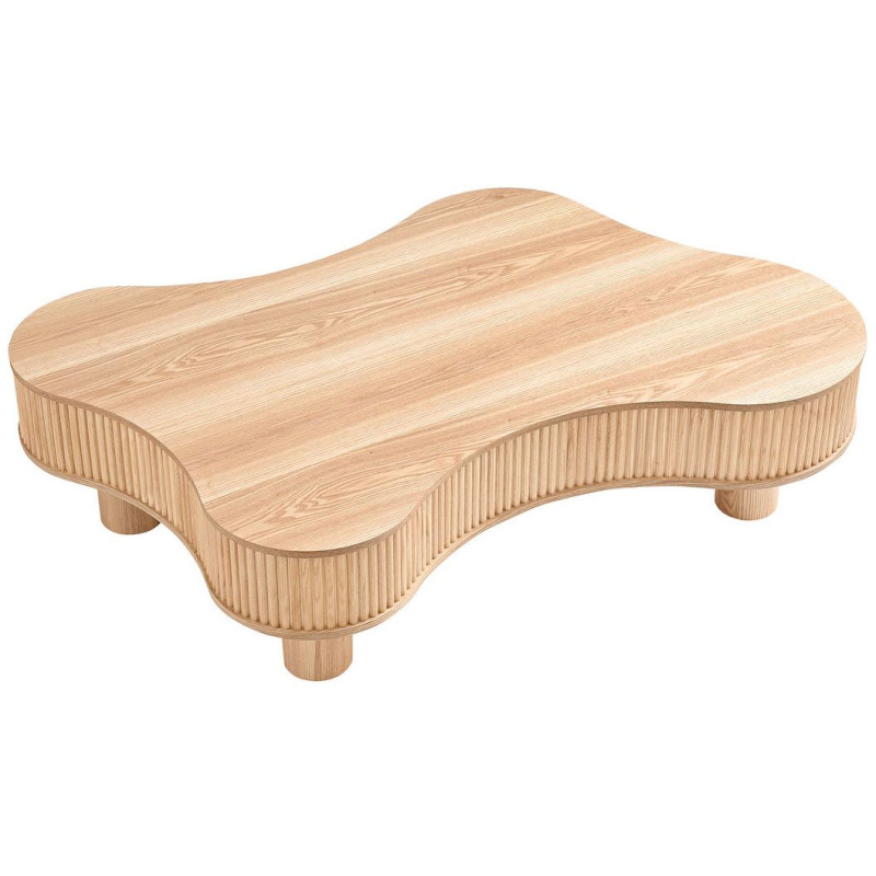Table basse organique bois naturel...