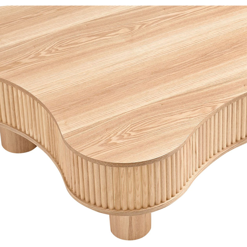 Table basse organique bois naturel...