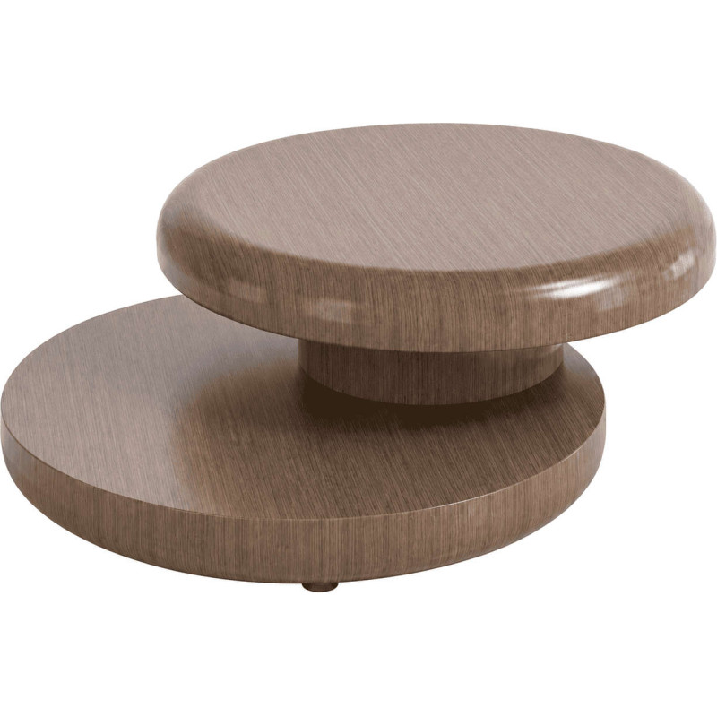Table basse ronde noyer plateau...