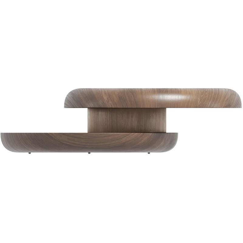 Table basse ronde noyer plateau...
