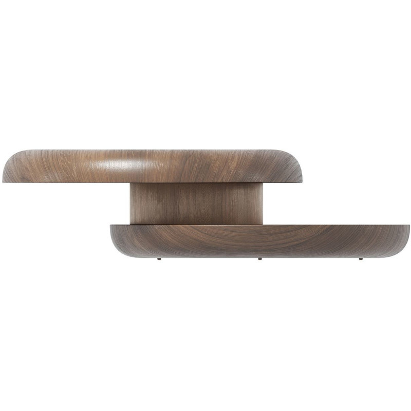 Table basse ronde noyer plateau...