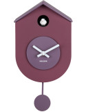 Horloge coucou murale silencieuse mauve 33,2 cm Grato Cuckoo