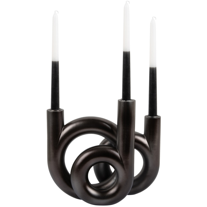 Chandelier design gris anthracite...