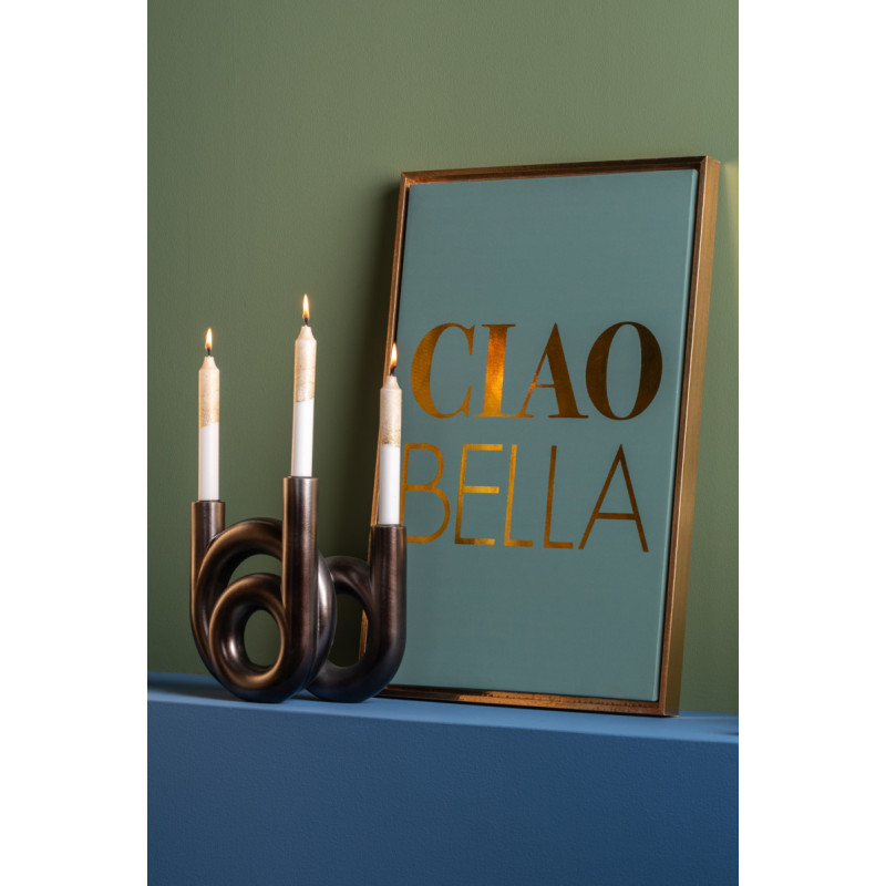 Chandelier design gris anthracite...