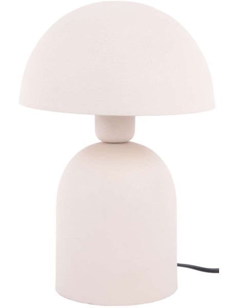Lampe champignon gris chaud en fer 21x21x30 cm Boaz