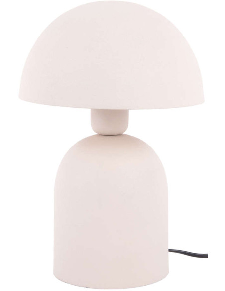 Lampe champignon gris chaud en fer 21x21x30 cm Boaz