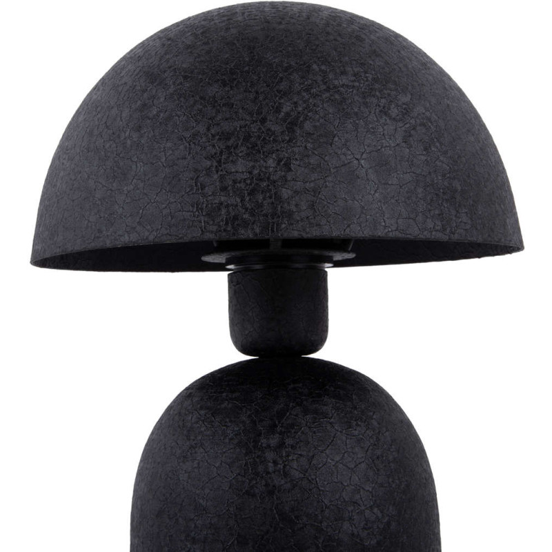 Lampe champignon noire en fer...