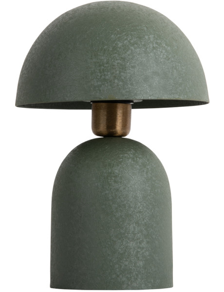 Lampe champignon verte en fer 21x21x30 cm Boaz