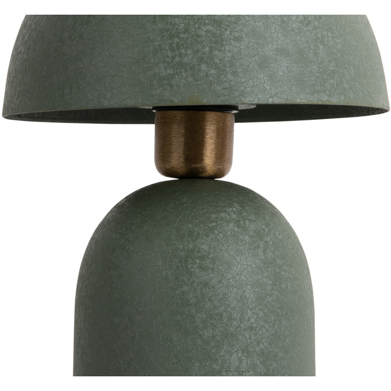 Lampe champignon verte en fer...