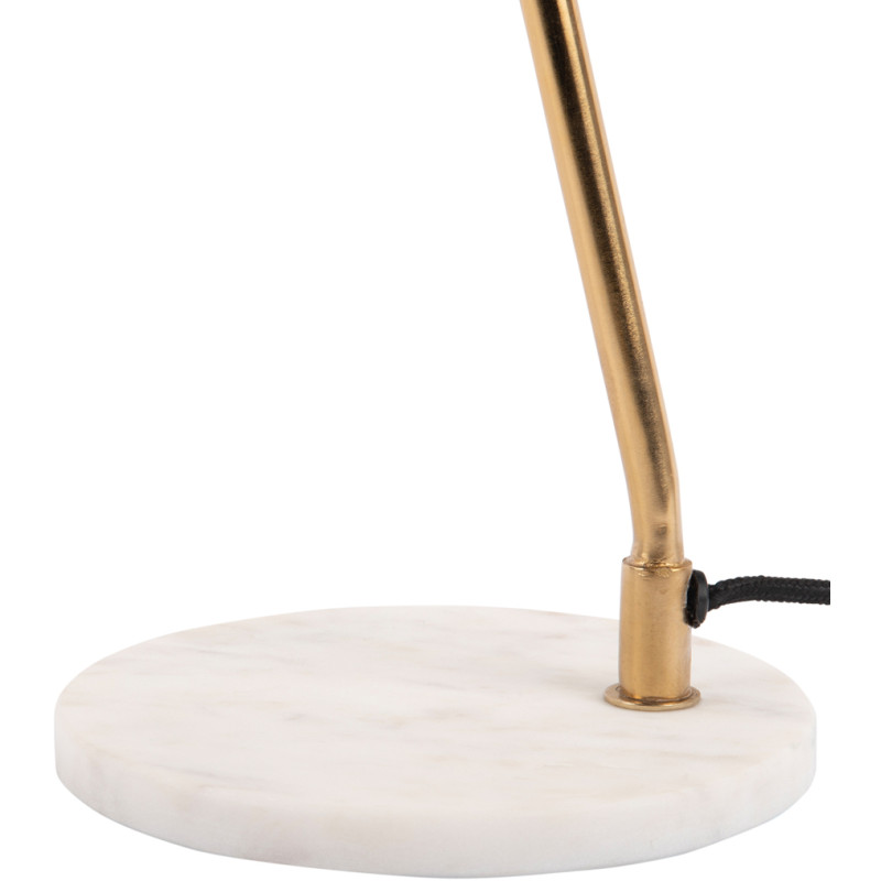 Lampe de bureau design marron pied...