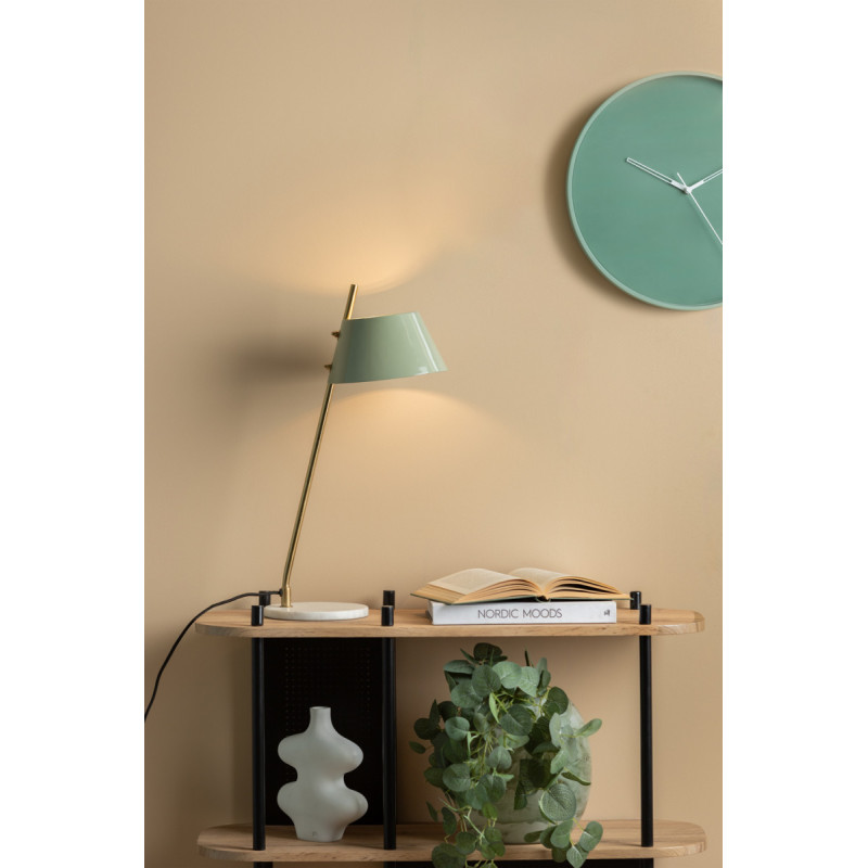 Lampe de bureau vert sauge pied...