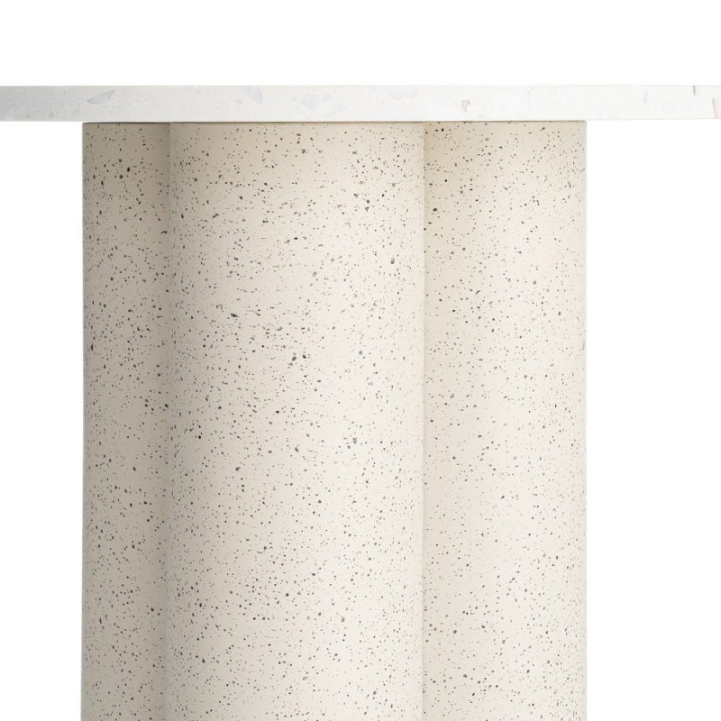 Table d’appoint ronde effet marbre...