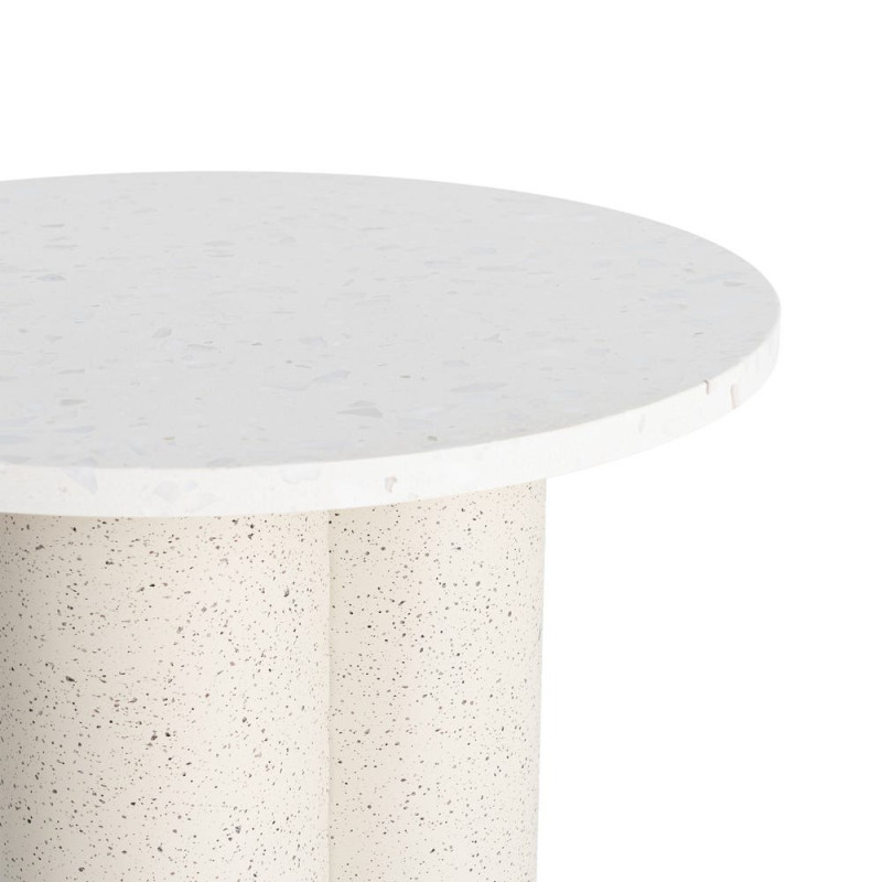 Table d’appoint ronde effet marbre...