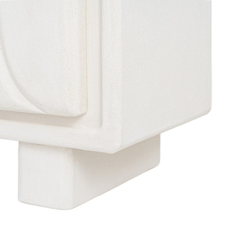 Buffet blanc 3 portes relief MDF...