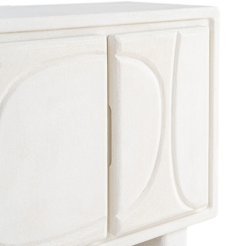 Buffet blanc 3 portes relief MDF...
