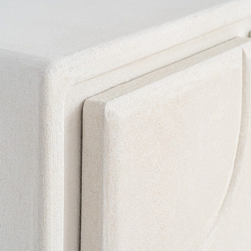 Buffet blanc 3 portes relief MDF...