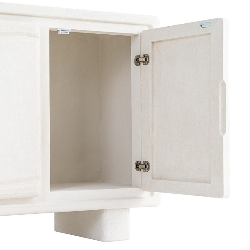 Buffet blanc 3 portes relief MDF...