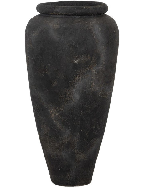 Grand vase extérieur gris anthracite fibre-ciment...