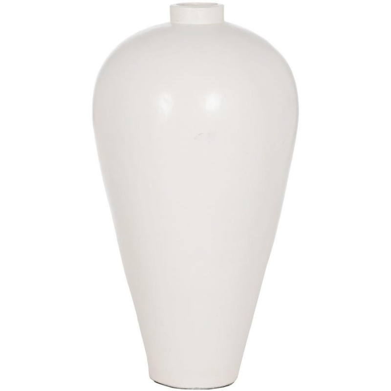 Grand vase blanc terre cuite...