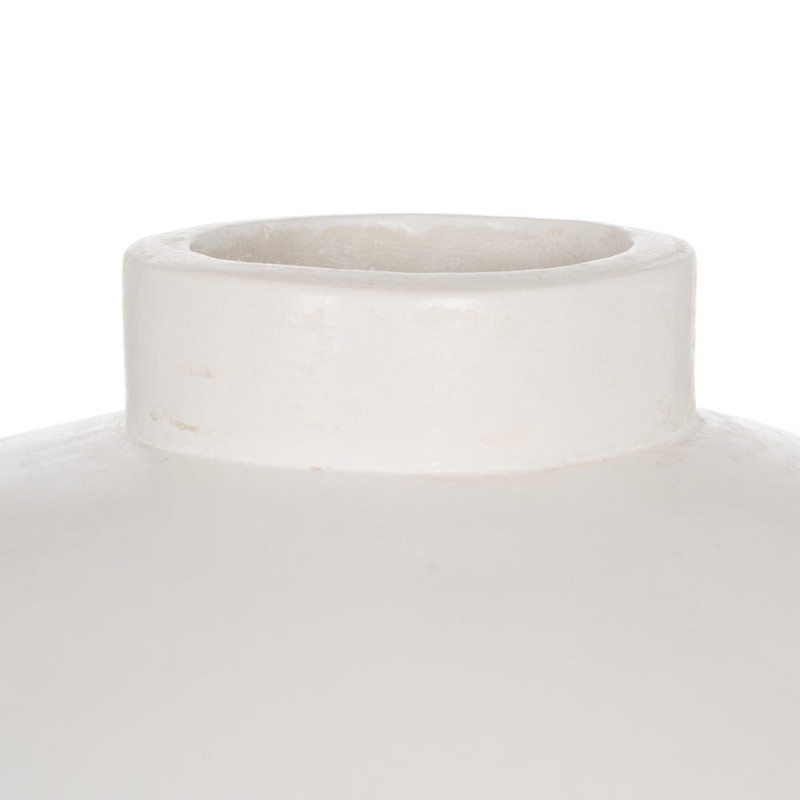 Grand vase blanc terre cuite...