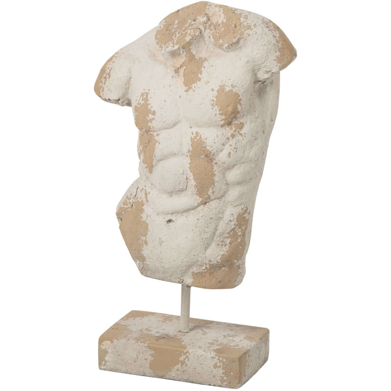 Statue torse homme jardin magnésium...